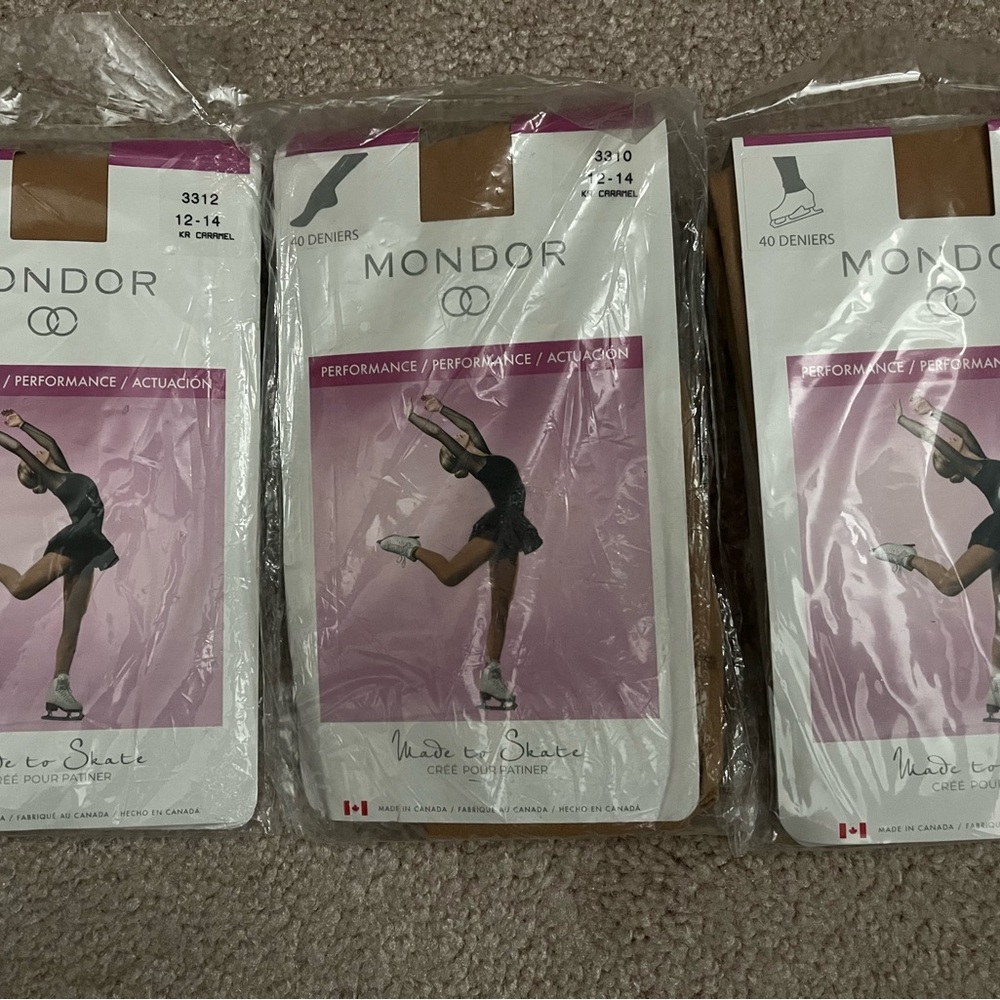 Mondor Kids Performance Tights - Tan